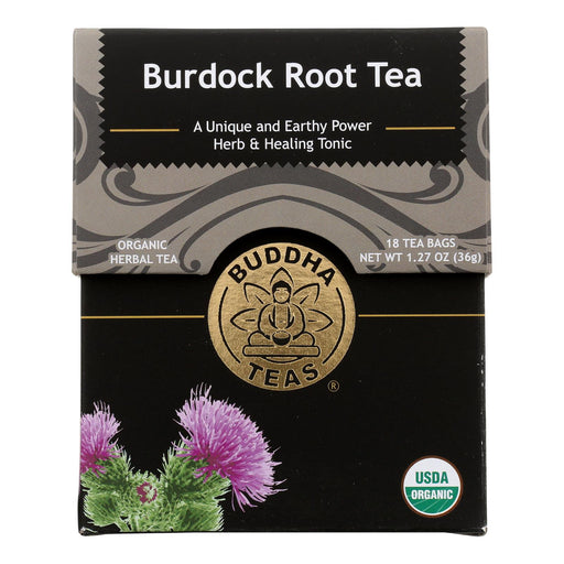 Buddha Teas - Organic Tea - Burdock Root - Case Of 6 - 18 Count Biskets Pantry 