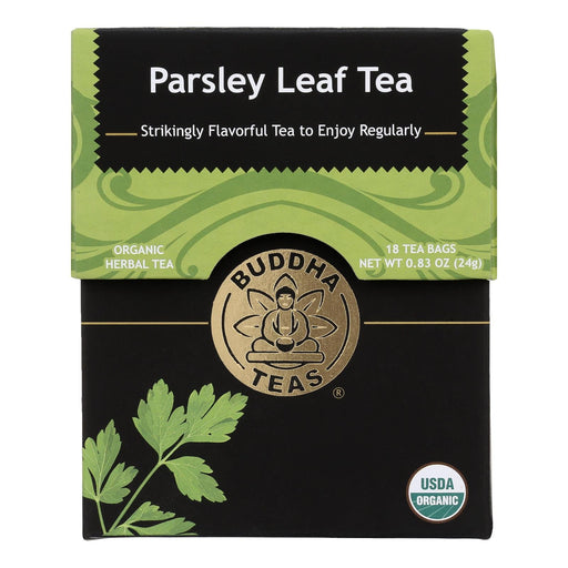 Buddha Teas - Organic Tea - Parsley Leaf - Case Of 6 - 18 Count Biskets Pantry 