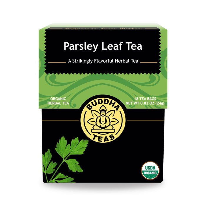 Buddha Teas - Organic Tea - Parsley Leaf - Case Of 6 - 18 Count Biskets Pantry 