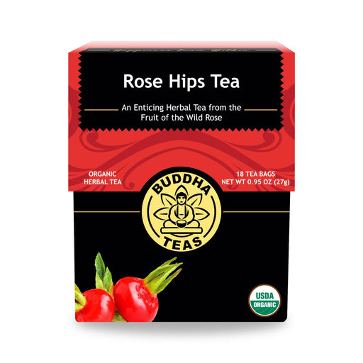 Buddha Teas - Organic Tea - Rosehips - Case Of 6 - 18 Count Biskets Pantry 