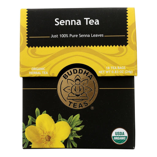 Buddha Teas - Organic Tea - Senna - Case Of 6 - 18 Count Biskets Pantry 