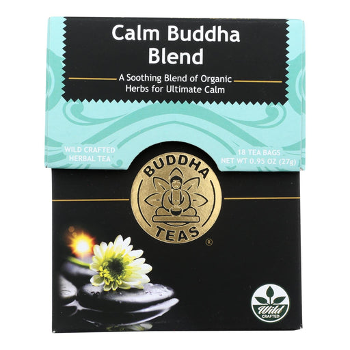 Buddha Teas - Tea Calm Buddha Blend - Case Of 6-18 Bag Biskets Pantry 