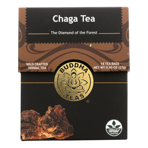 Buddha Teas - Tea Chaga - Case Of 6-18 Bag Biskets Pantry 