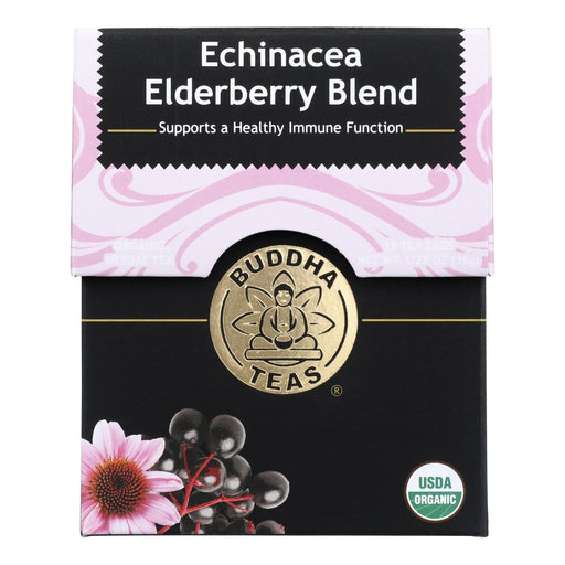 Buddha Teas - Tea Echin Elbry Blend - Case Of 6-18 Ct Biskets Pantry 