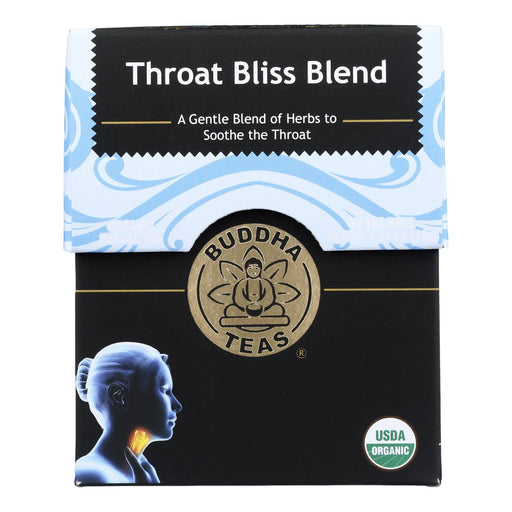 Buddha Teas - Tea Throat Bliss Blend - Case Of 6-18 Ct Biskets Pantry 