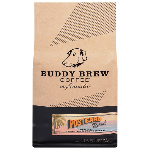 Buddy Brew - Coffee Whole Bean Postcard Roast - Case Of 6-12 Oz Biskets Pantry 