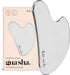 Stainless Steel Gua Sha Facial Tools - Guasha Tool for Face, Face Sculpting Tool, Jawline Shaper, Double Chin Reducer, Body Gua Sha Tools, Lymphatic Drainage Massager, Facial Skin Care - Silver