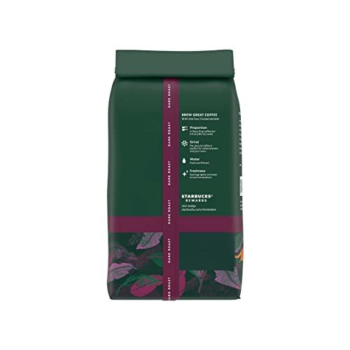 Starbucks Ground Coffee, Dark Roast Coffee, Caffè Verona, 100% Arabica, 1 bag (18 oz)