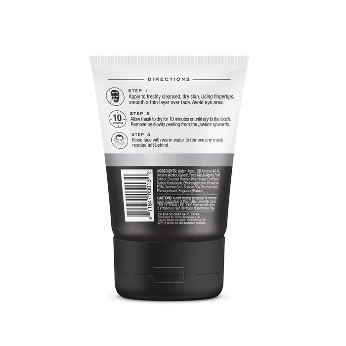 Cremo Detoxifying Peel-Off Mask Activated Charcoal, 4 oz Cremo Detoxifying Peel-Off Mask, 3 Fl Oz