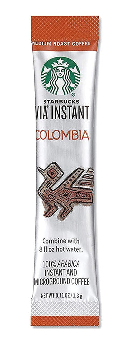 Starbucks VIA Instant Coffee, Colombia, 8 CT