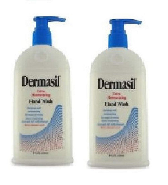 Dermasil Extra Moisturizing Hand Wash, enriched with moisturizing Dermasil formula, 8 Fl Oz