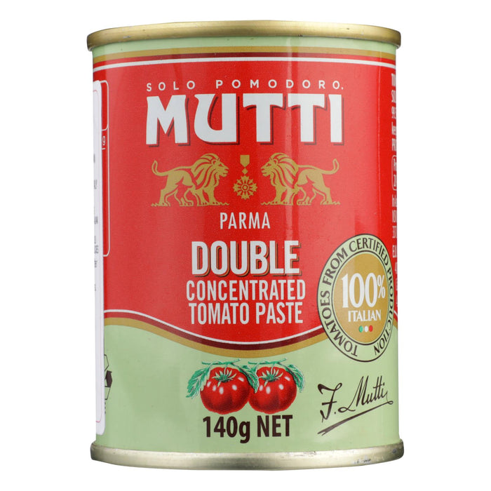 Solo Pomodoro Mutti Parma, Double Concentrated Tomato Paste - Case Of 12 - 4.9 Oz