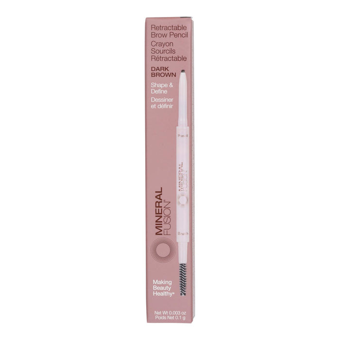 Mineral Fusion - Brow Pencil Dark Brown - 1 Each-.003 Oz