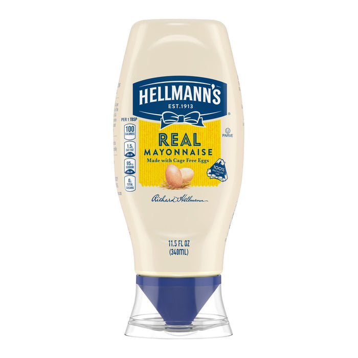 Hellmann's, Real Mayonnaise - Case Of 12 - 11.5 Fz