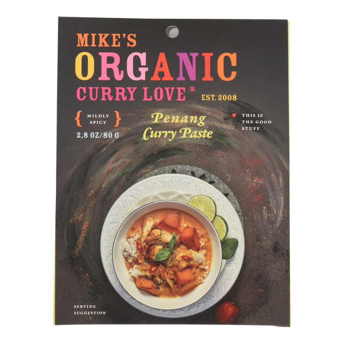 Mike's Organic Curry Love - Curry Penang Paste - Case Of 6 - 2.8 Oz