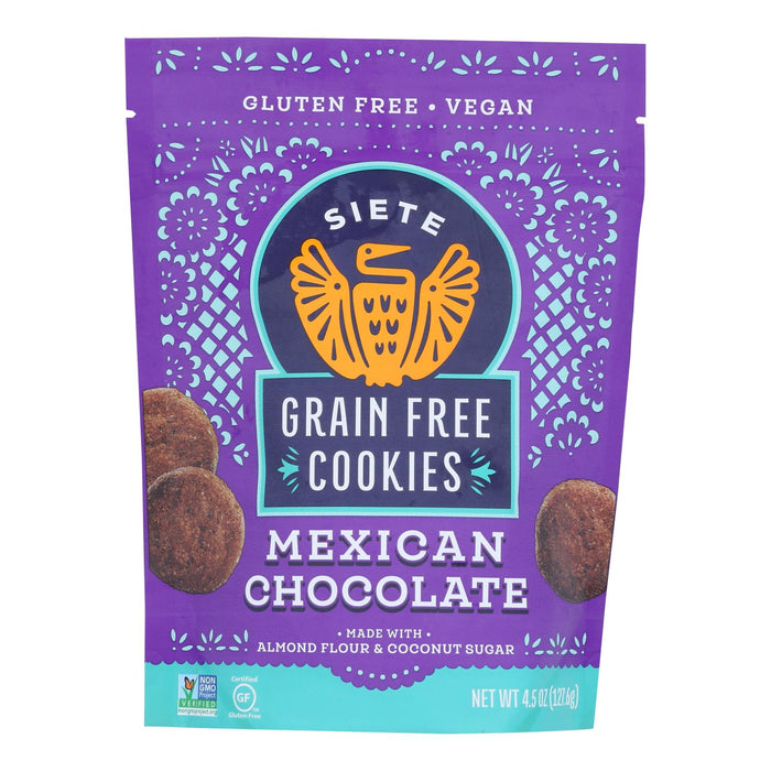 Siete - Cookie Mexican Chocolate - Case Of 10-4.5 Oz