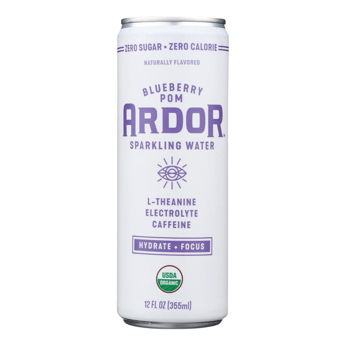 Ardor Sparkling Water - Spk Water Blby Pom Enrg - Case Of 12-12 Fz