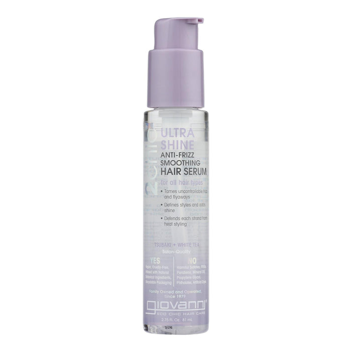 Giovanni Hair Care Products - Serum Anti Frizz 2chic - 1 Each-2.75 Fz