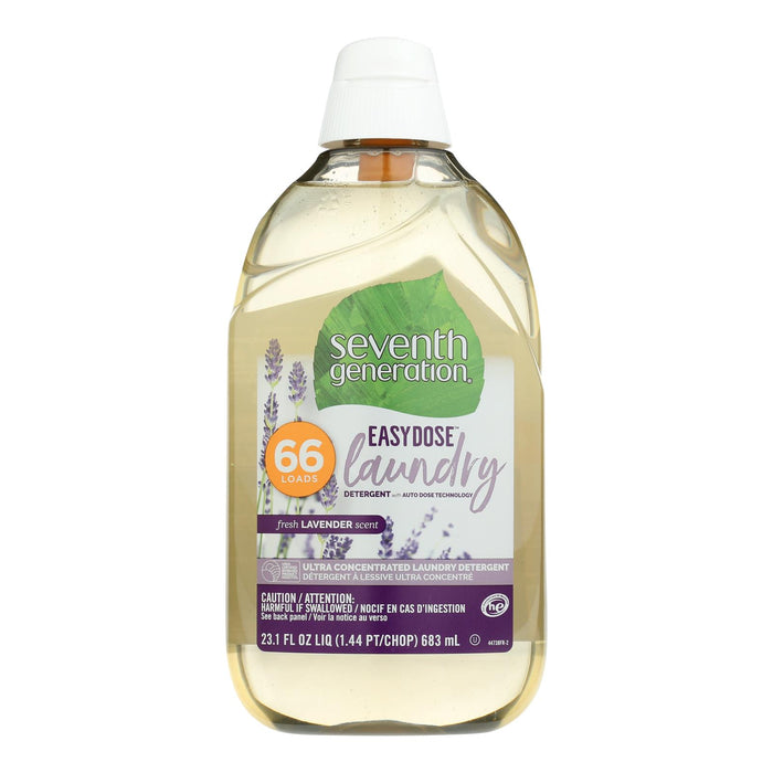 Seventh Generation - Ez Dose Laundry Lavender - Case Of 6-23.1 Fz