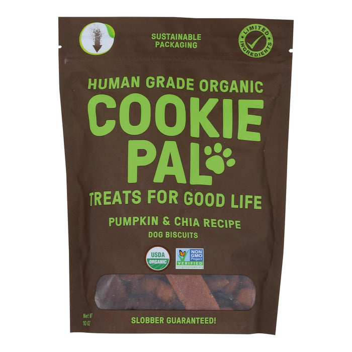 Cookie Pal - Dog Treat Pmpkm Chia - Case Of 4-10 Oz