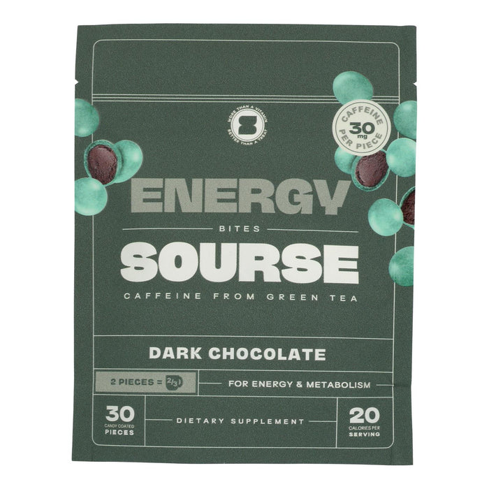 Sourse - Energy Bite Vitamin Infused Chocolate - Case Of 6-2.2 Oz