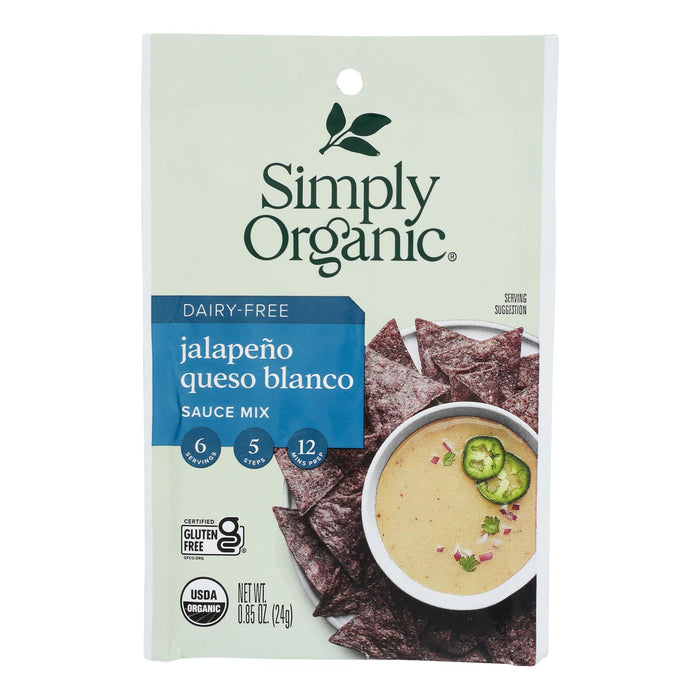 Simply Organic - Sauce Mx Jalap Queso Df - Case Of 12-.85 Oz