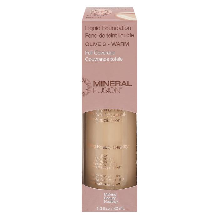 Mineral Fusion - Mkup Liquid Foundtn Olive 3 - 1 Each-1 Fz