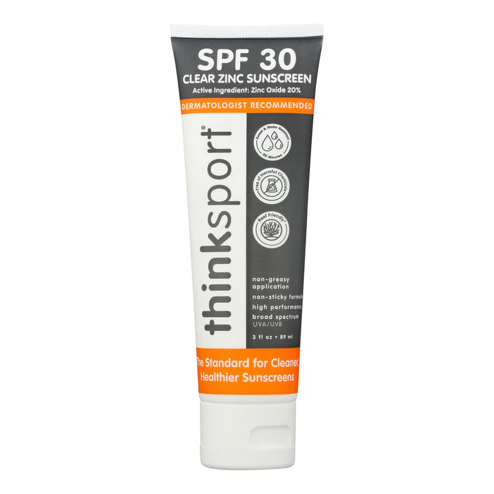 Thinksport - Snscrn Clear Zinc Spf30 - 1 Each -3 Fz