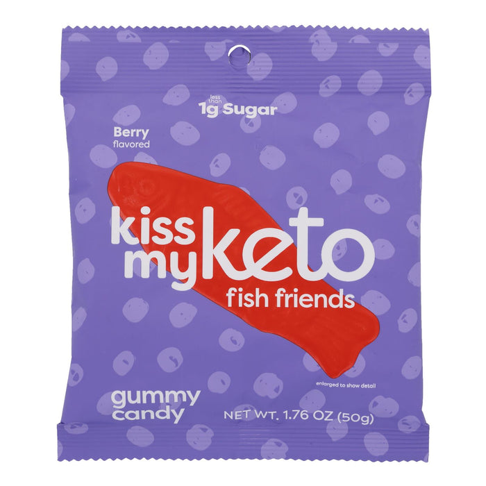 Kiss My Keto - Keto Gummy Fish Friends - Case Of 6-1.76 Oz