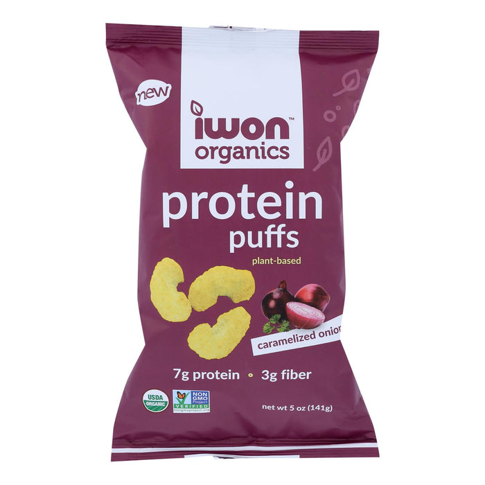 I Won! Nutrition Co - Chips Carmelized Onion Protein - Case Of 12 - 5 Oz