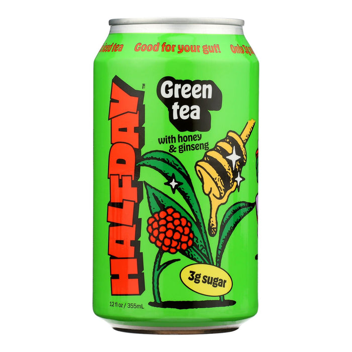 Halfday - Tonic Green Tea Honey Gnsng - Case Of 12-12 Fz