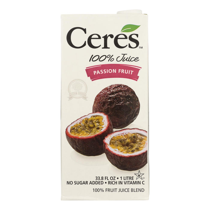 Ceres Juices Juice - Passion Fruit - Case Of 12 - 33.8 Fl Oz