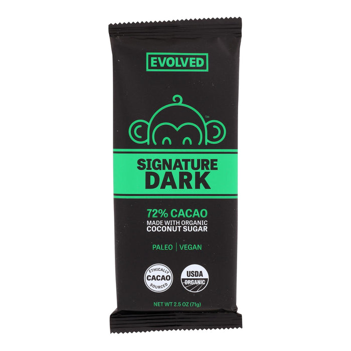 Eating Evolved Chocolate Bar - Signature Dark - Case Of 8 - 2.5 Oz.