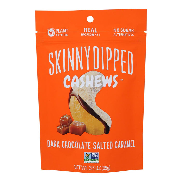 Skinnydipped - Dip Cashew Salted Caraml - Case Of 10-3.5 Oz