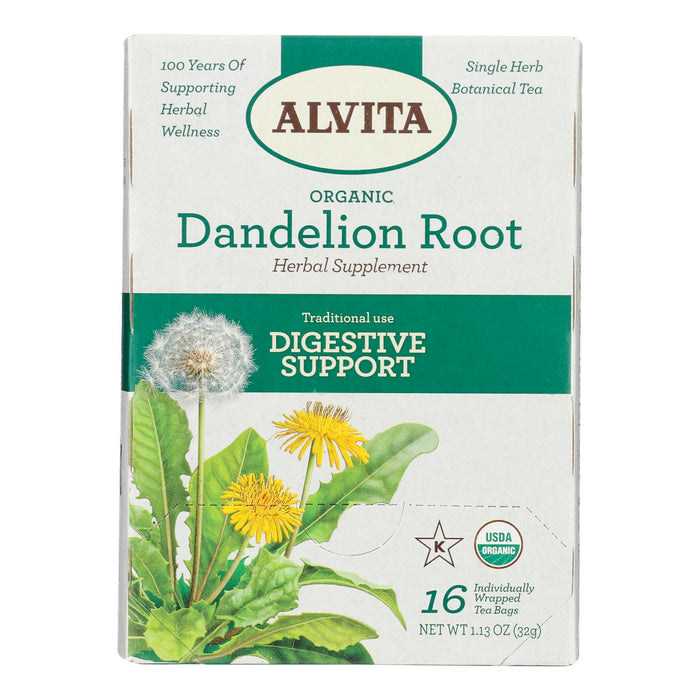 Alvita - Tea Organic 2 Herbal Dandelion - 1 Each-16 Bags