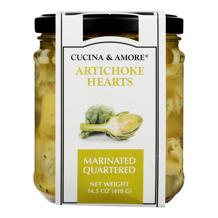 Cucina & Amore - Artichoke Qrtrs Marinate - Case Of 6 - 14.5 Oz