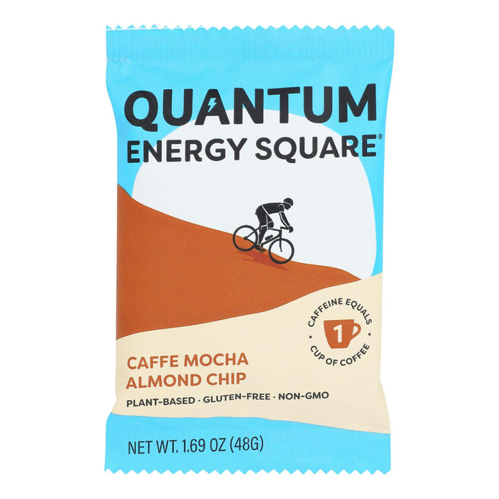 Quantum Energy Squares - Bar Caffe Mocha Almd Chip - Cs Of 8-1.69 Oz