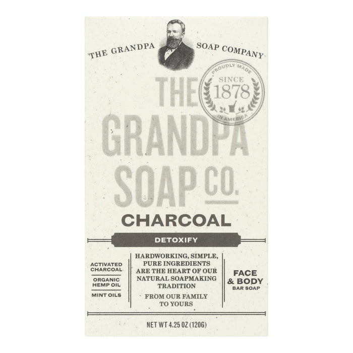 Grandpa Soap Soap - Charcoal - 4.25 Oz