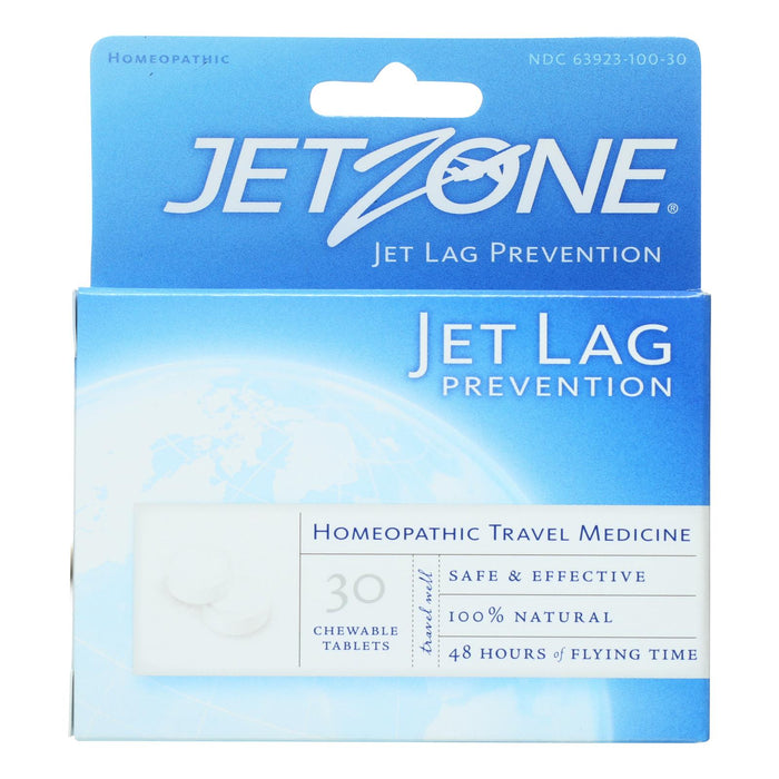 Jet Zone Jet Lag Prevention - Homeopathic Travel Medicine - 30 Tablets - Case Of 6