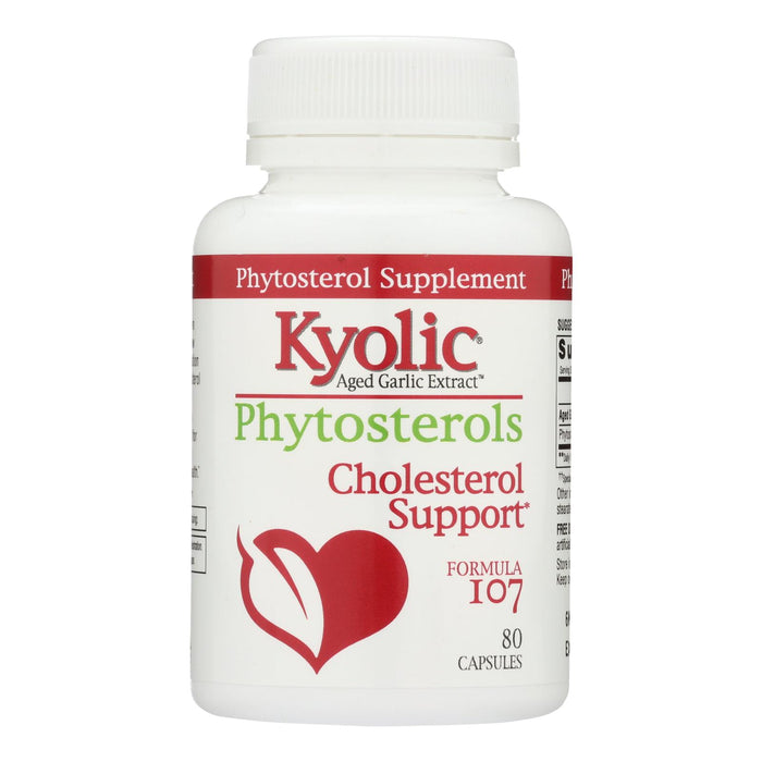 Kyolic - Aged Garlic Extract Phytosterols Formula 107 - 80 Capsules