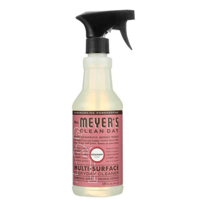 Mrs. Meyer's Clean Day - Multi-surface Everyday Cleaner - Rosemary - 16 Fl Oz - Case Of 6