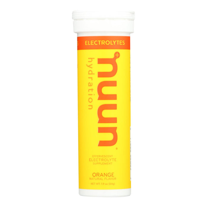 Nuun Hydration Drink Tab - Active - Orange - 10 Tablets - Case Of 8