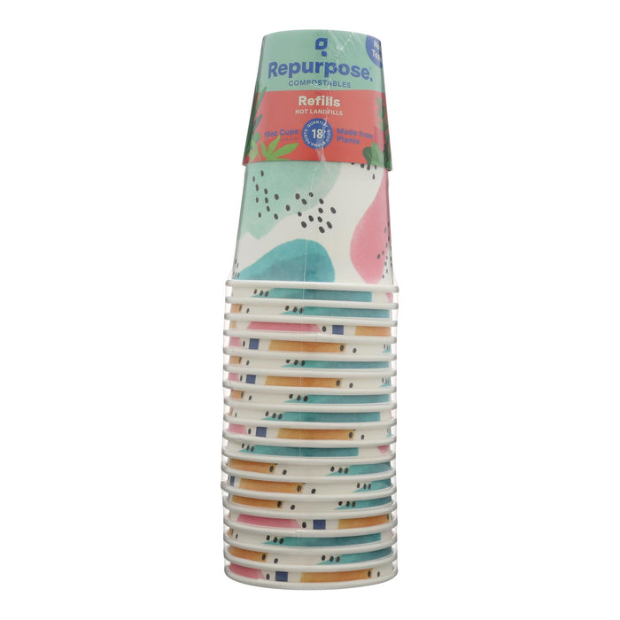 Repurpose - Cups Compostable 16 Oz - Case Of 12 - 18 Ct