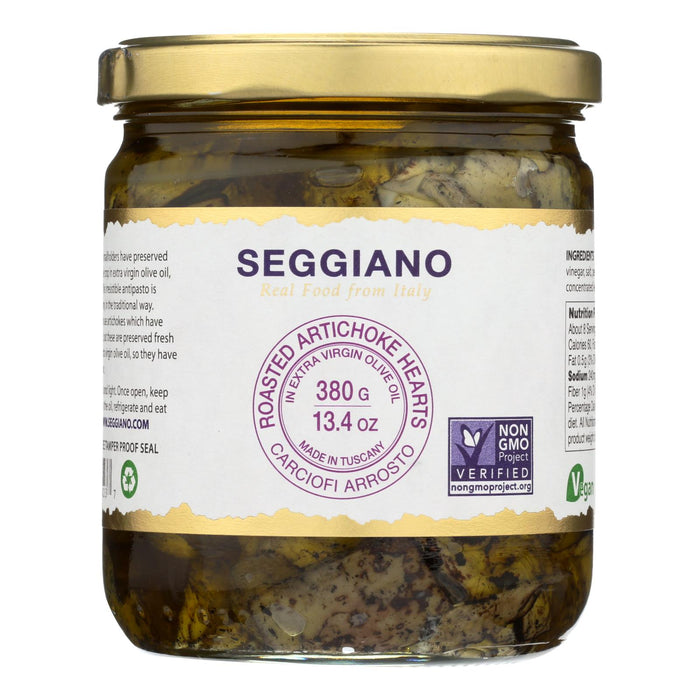 Seggiano Carciofi Arrosto Roasted Artichoke Hearts  - Case Of 6 - 13.4 Oz