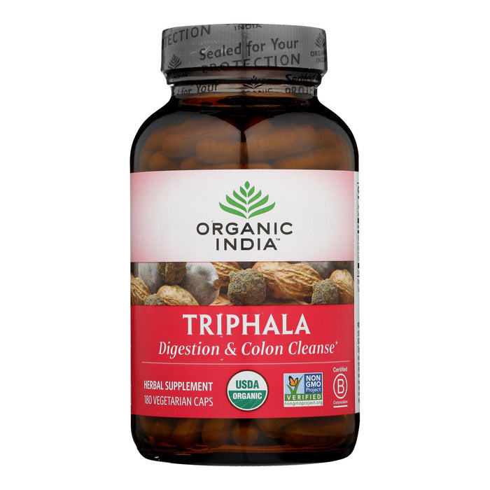 Organic India Triphala, Digestion & Colon Cleanse  - 1 Each - 180 Vcap