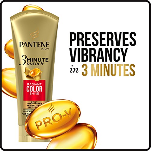 Pantene Radiant Color Shine 3 Minute Miracle Daily Conditioner, 8.0 fl oz (Packaging May Vary)