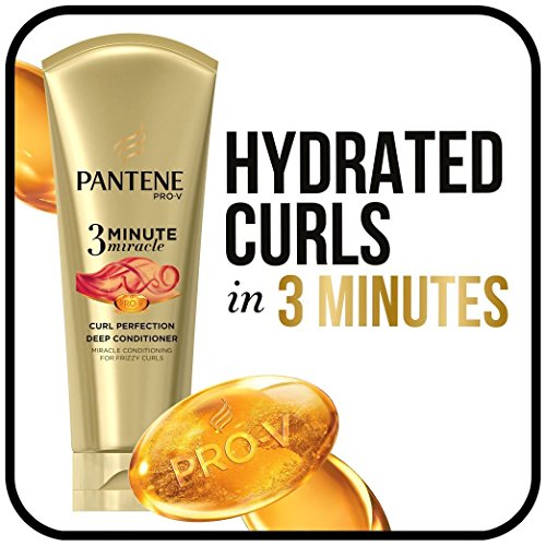 Pantene Curl Perfection 3 Minute Miracle Curl Perfection Deep Conditioner, 6 Fluid Ounce