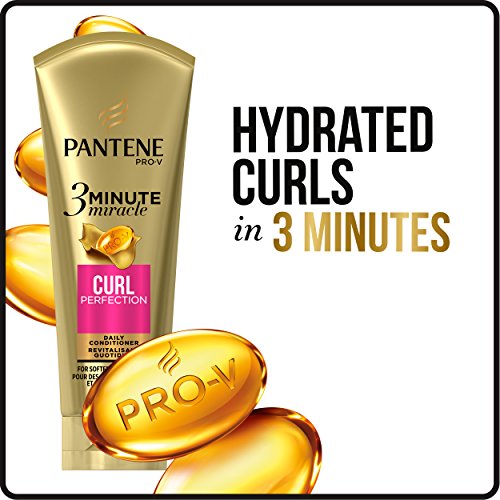 Pantene Curl Perfection 3 Minute Miracle Curl Perfection Deep Conditioner, 6 Fluid Ounce