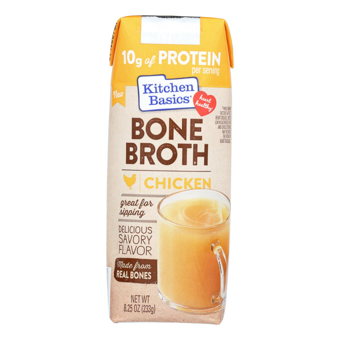 Kitchen Basics Chicken Bone Broth  - Case Of 12 - 8.25 Fz