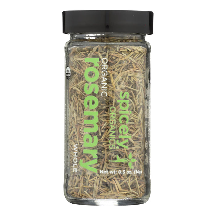 Spicely Organics - Organic Rosemary - Whole - Case Of 3 - 0.5 Oz.